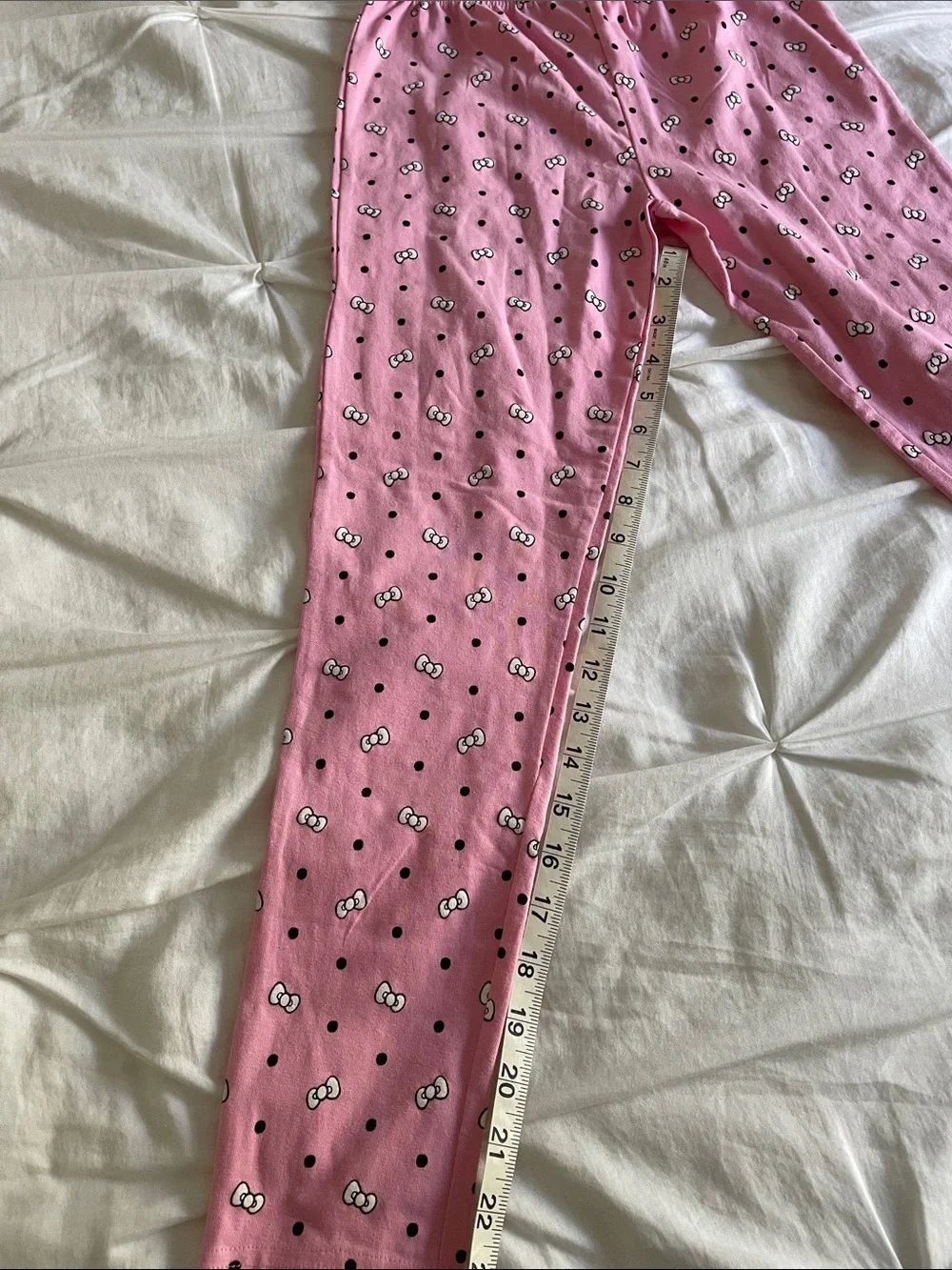 Hello Kitty Pink Printed Pajama Bottoms